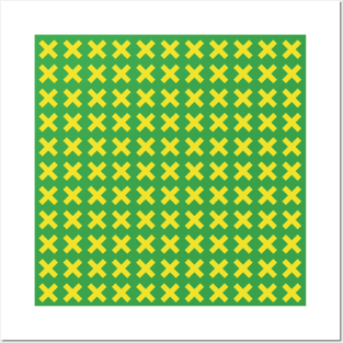 Geometric Seamless Pattern - X 023#001 Posters and Art